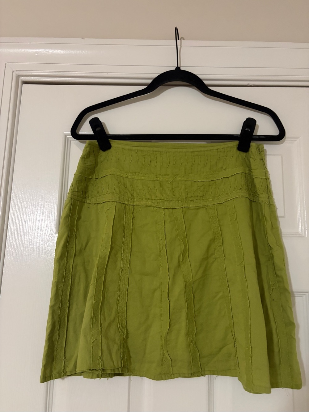 Women’s Green PrAna A-Line Linen-Blend Skirt